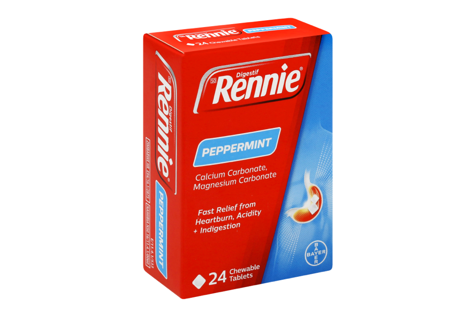 Rennie Peppermint for Heartburn and Indigestion Relief